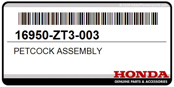 Honda 16950-ZT3-003 Petcock Assembly