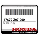 Honda 17670-Z07-000 Filter, Fuel