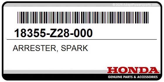 Honda 18355-Z28-000 Arrester, Spark