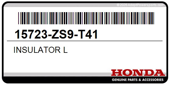Honda 15723-ZS9-T41 Insulator L