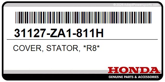 Honda 31127-ZA1-811H Cover, Stator, *R8*