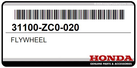 Honda 31100-ZC0-020 Flywheel