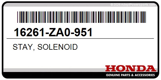 Honda 16261-ZA0-951 Stay, Solenoid