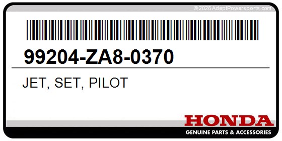 Honda 99204-ZA8-0370 Jet, Set, Pilot