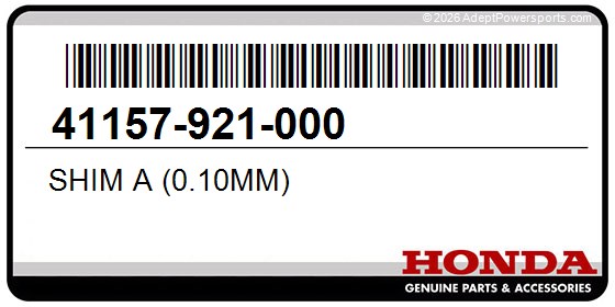 Honda 41157-921-000 Shim A (0.10Mm)