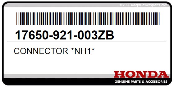 Honda 17650-921-003ZB Connector *Nh1*