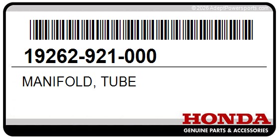 Honda 19262-921-000 Manifold, Tube