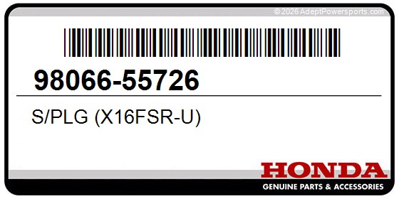 Honda 98066-55726 S/Plg (X16fsr-U)