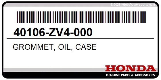 Honda 40106-ZV4-000 Grommet, Oil, Case