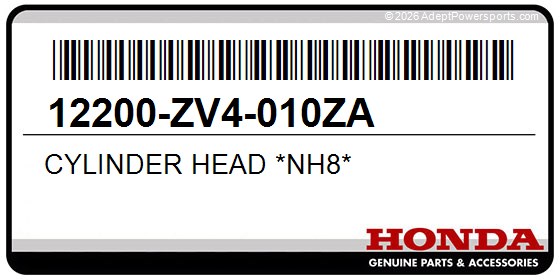 Honda 12200-ZV4-010ZA Cylinder Head *Nh8*
