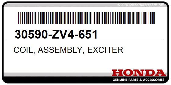Honda 30590-ZV4-651 Coil, Assembly, Exciter