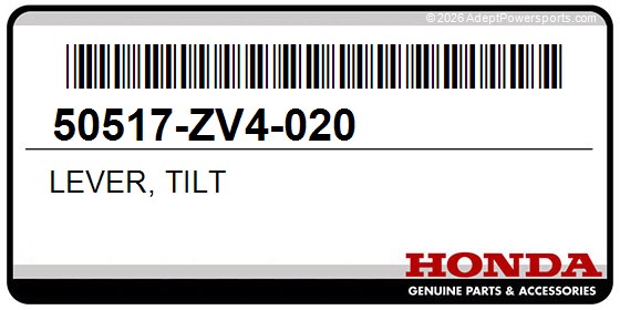 Honda 50517-ZV4-020 Lever, Tilt