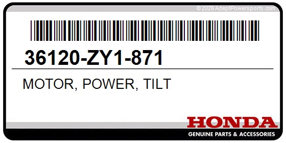 Honda 36120-ZY1-871 Motor, Power, Tilt