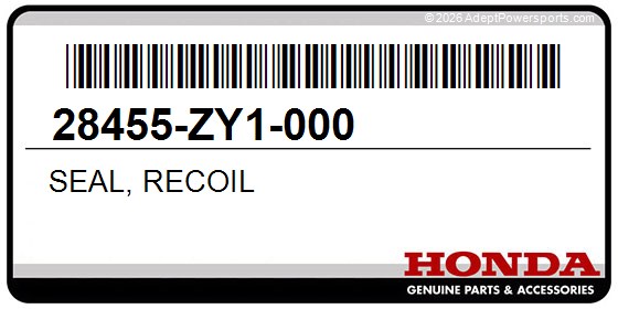 Honda 28455-ZY1-000 Seal, Recoil