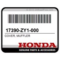 Honda 17390-ZY1-000 Cover, Muffler
