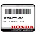 Honda 17394-ZY1-000 Gskt, Muffler, Cover