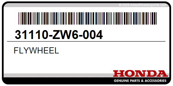 Honda 31110-ZW6-004 Flywheel