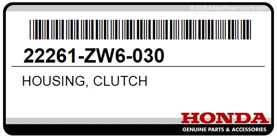Honda 22261-ZW6-030 Housing, Clutch