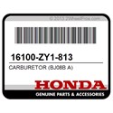 Honda 16100-ZY1-813 Carburetor (Bj08b A)