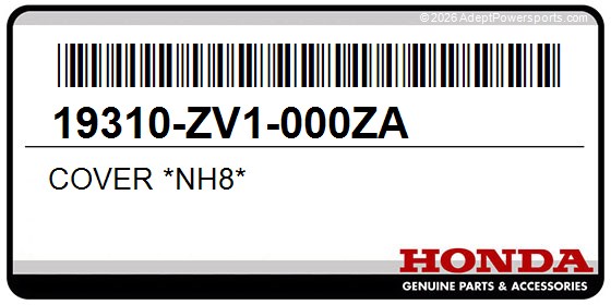 Honda 19310-ZV1-000ZA Cover *Nh8*