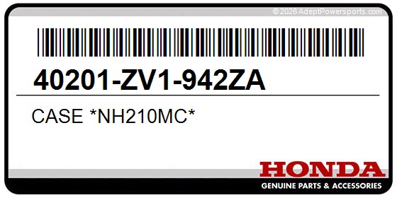Honda 40201-ZV1-942ZA Case *Nh210mc*