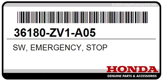 Honda 36180-ZV1-A05 Sw, Emergency, Stop