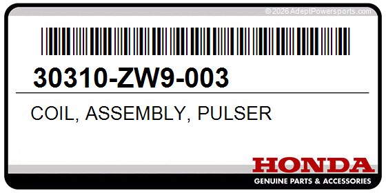 Honda 30310-ZW9-003 Coil, Assembly, Pulser