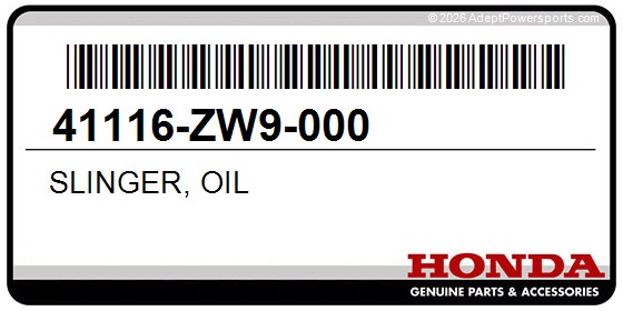 Honda 41116-ZW9-000 Slinger, Oil