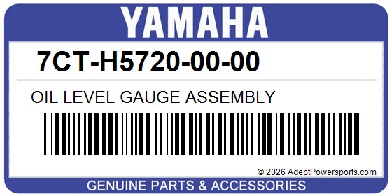 Yamaha 7CT-H5720-00-00 Oil Level Gauge Assembly