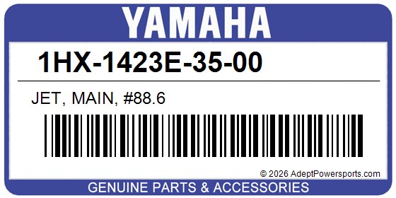 Yamaha 1HX-1423E-35-00 Jet, Main, #88.6