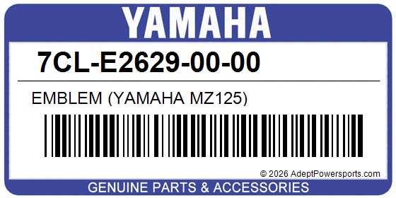Yamaha 7CL-E2629-00-00 Emblem (Yamaha Mz125)