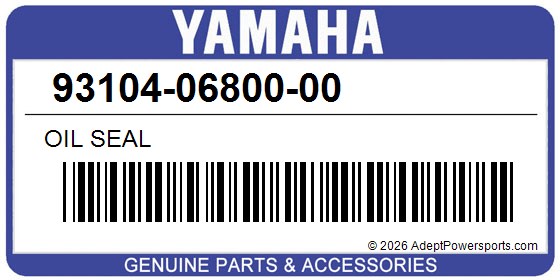 Yamaha 93104-06800-00 Oil Seal