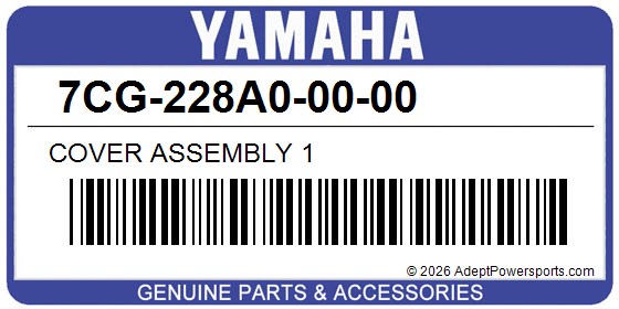 Yamaha 7CG-228A0-00-00 Cover Assembly 1