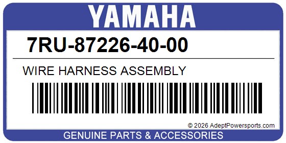 Yamaha 7RU-87226-40-00 Wire Harness Assembly