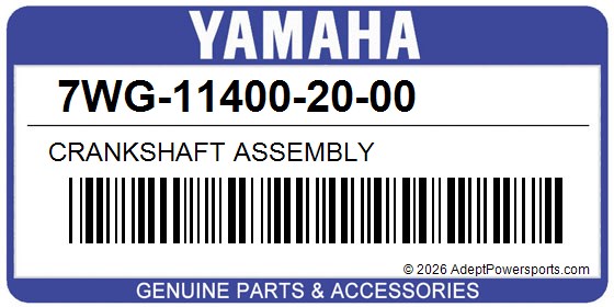 Yamaha 7WG-11400-20-00 Crankshaft Assembly