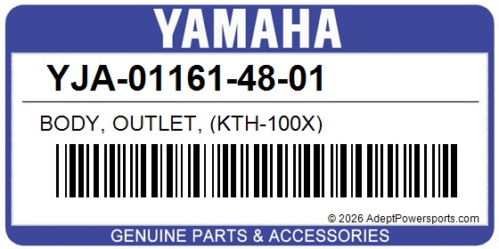 Yamaha YJA-01161-48-01 Body, Outlet, (Kth-100X)