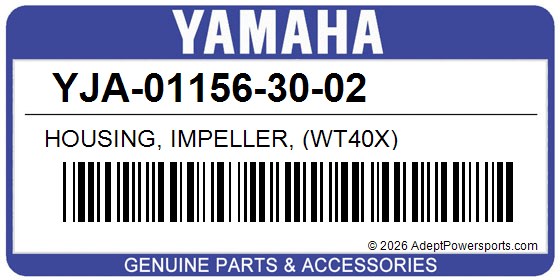 Yamaha YJA-01156-30-02 Housing, Impeller, (Wt40x)