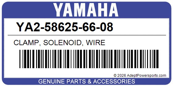 Yamaha YA2-58625-66-08 Clamp, Solenoid, Wire