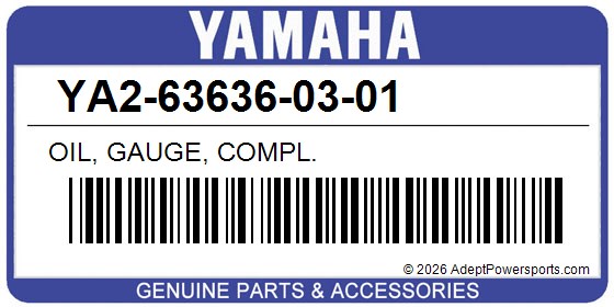 Yamaha YA2-63636-03-01 Oil, Gauge, Compl.