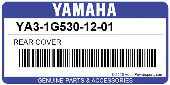 Yamaha YA3-1G530-12-01 Rear Cover