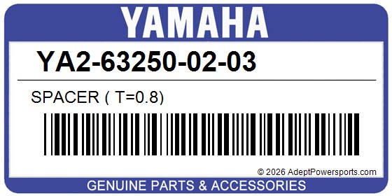 Yamaha YA2-63250-02-03 Spacer ( T=0.8)