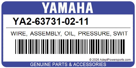 Yamaha YA2-63731-02-11 Wire, Assembly, Oil, Pressure, Switch