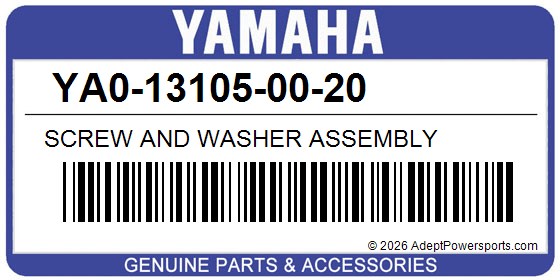 Yamaha YA0-13105-00-20 Screw And Washer Assembly