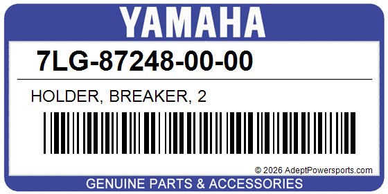 Yamaha 7LG-87248-00-00 Holder, Breaker, 2
