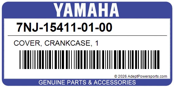 Yamaha 7NJ-15411-01-00 Cover, Crankcase, 1