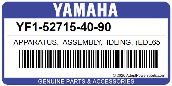 Yamaha YF1-52715-40-90 Apparatus, Assembly, Idling, (Edl6500