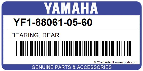 Yamaha YF1-88061-05-60 Bearing, Rear