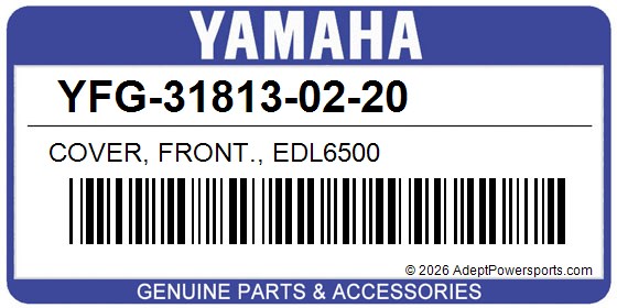 Yamaha YFG-31813-02-20 Cover, Front., Edl6500