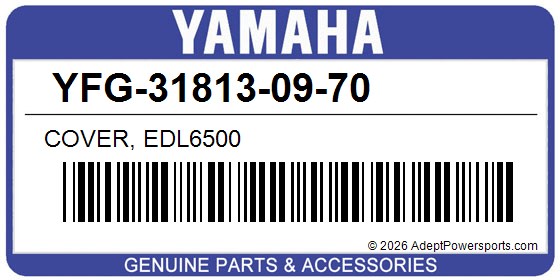 Yamaha YFG-31813-09-70 Cover, Edl6500