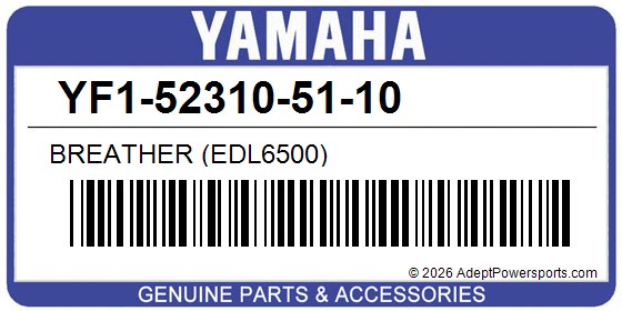 Yamaha YF1-52310-51-10 Breather (Edl6500)
